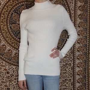 Comfy Ivory Talbots Sweater (size M)